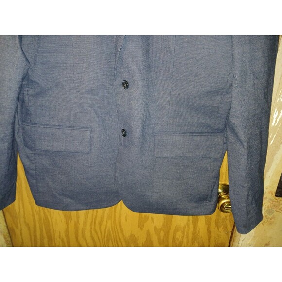 Old Navy Blazer 2 Button Jacket Mens Size XL Blue Gray Sport Coat 42×30 Pockets - Picture 16 of 16